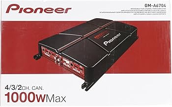 PIONEER 1000W AMPLIFIER (GM-A6704) .