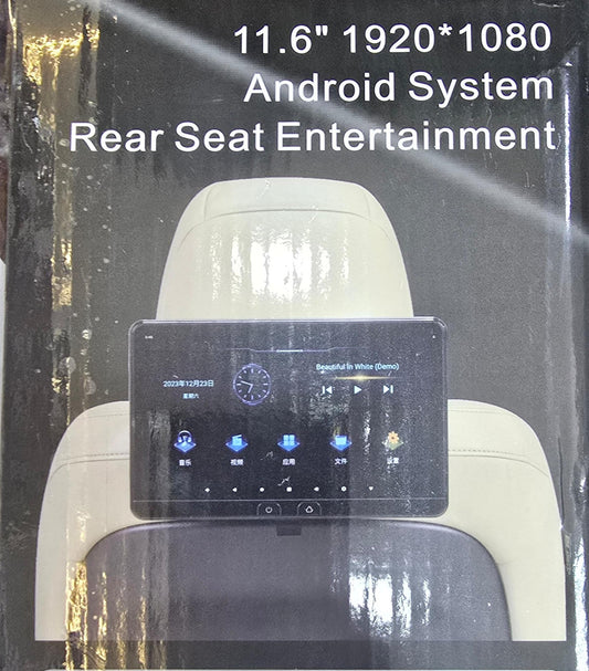 NISSAN 11.6INCH HEAD REST ANDROID 4GB RAM 64GB STORAGE VER.12 (PAIR) .