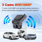 Dashcam C3 4G WIFI GPS TRACKING FHD 1080P 3 CAM (LIFE TIME Subscription Free) . (H)