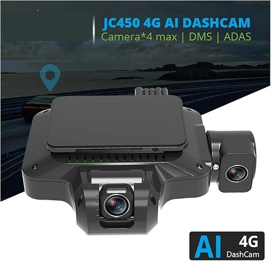 Dashcam JC450 Multi-Channel AI 3CH (10 Year Subscription Free) . (H)